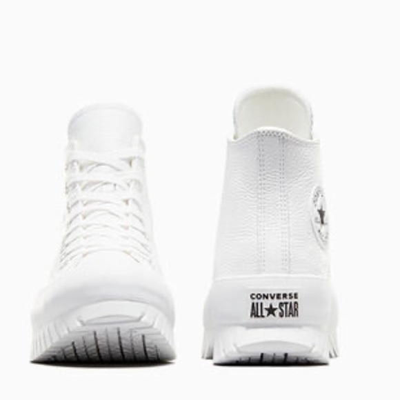 Converse White Genuine Leather Chuck Taylor All Star Lugged 2.0 - Picture 3 of 8